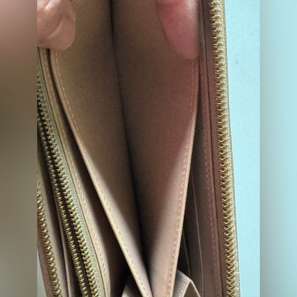LOUIS VUITTON Zippy Wallet Vernis Noisette - Picture 11 of 12